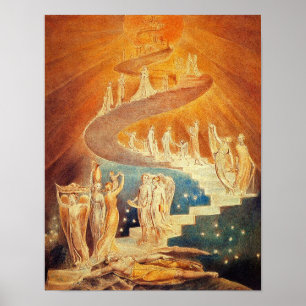 William Blake: Jacob stege Poster