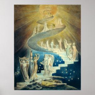 William Blake Jacob stege Poster