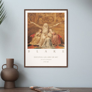 William Blake Job och hans döttrar Art Poster