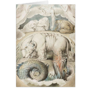 William Blake konstmålning Hälsningskort