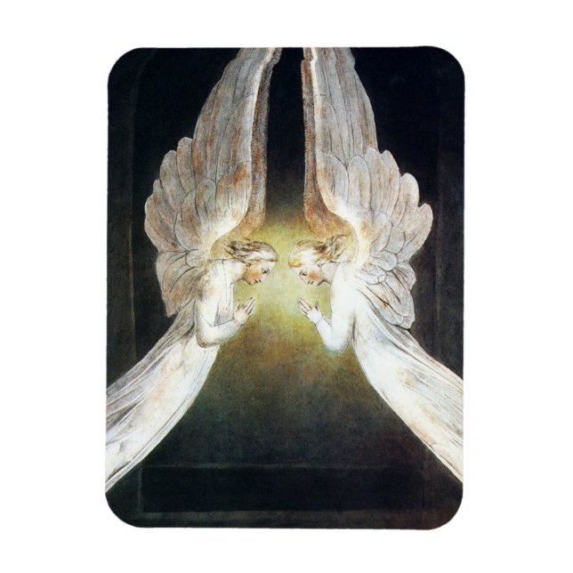 William Blake Kristus i Sepulcher Magnet (Vertikal)