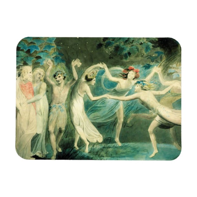 William Blake Midsommar Night's Dream Magnet (Horisontell)