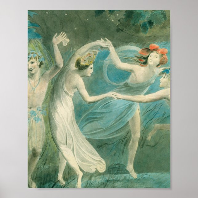 William Blake Midsommar Night's Dream Poster (Framsidan)