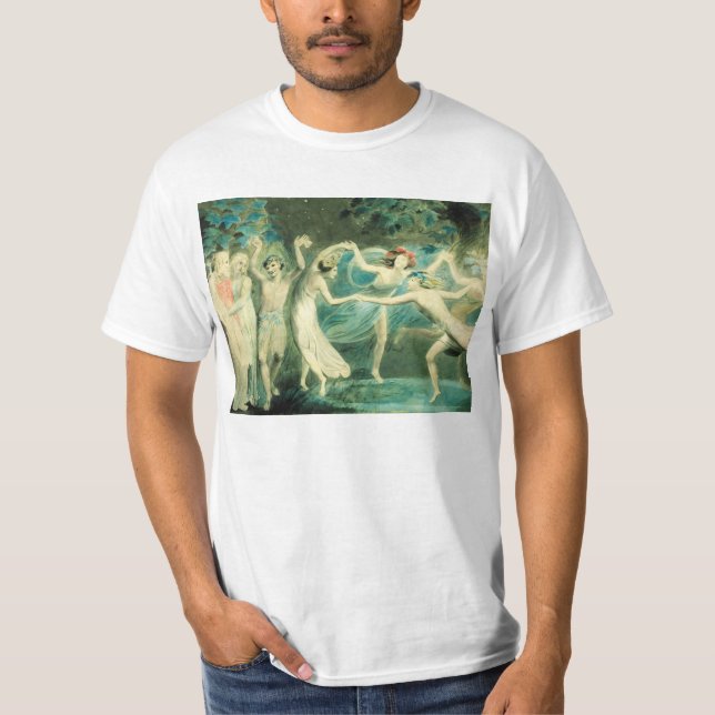 William Blake Midsummernatts dröm- T-tröja T-shirt (Framsida)