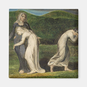 William Blake Naomi som anmäler Ruth och Orpah t Magnet