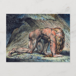 William Blake Nebuchadnezzar Vykort