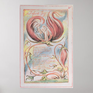 William Blake Sång i Oskuld; Infant Joy, 17 Poster