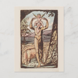 William Blake, Sång of Experience, Antique Print Vykort