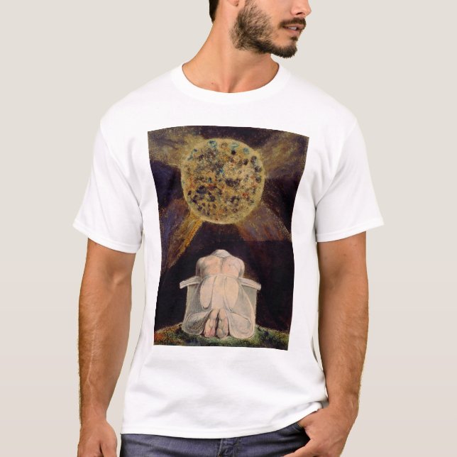 William Blake Sång of Los Fine Art T Shirt (Framsida)