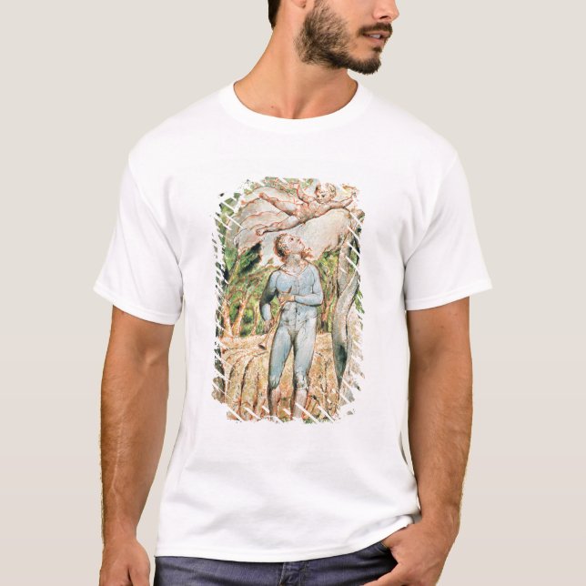 William Blake | sånger av oskuld; "pipblåsaren", Tee (Framsida)