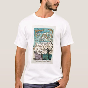 William Blake sånger av oskuld, titelsida T-shirt