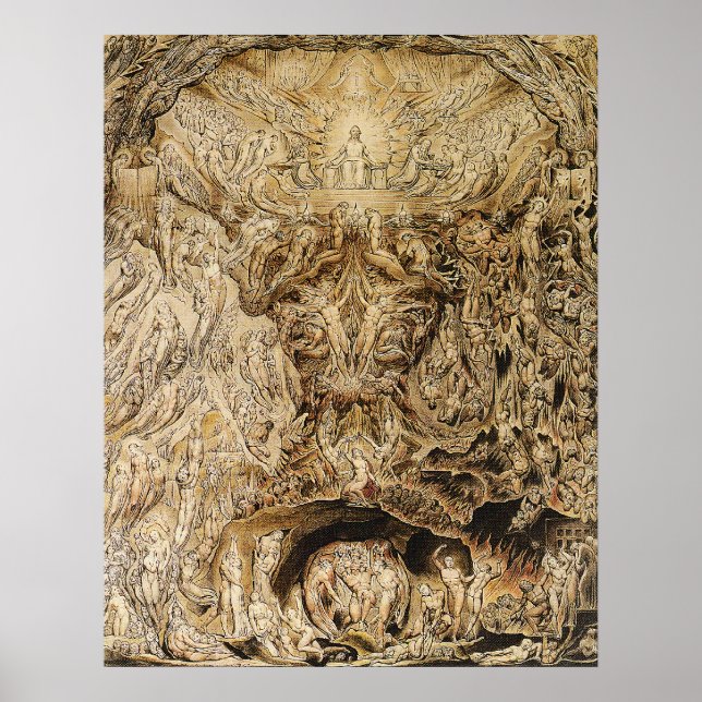 William Blake: Senaste domens syn Poster (Framsidan)