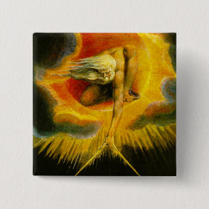 William Blake som är forntida av dagar, knäppas Knapp