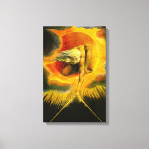William Blake som är forntida av dagkanvastryck Canvastryck