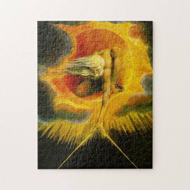 William Blake som är forntida av dagpussel Pussel (Vertikal)