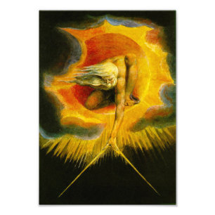 William Blake som är forntida av dagtryck Fototryck