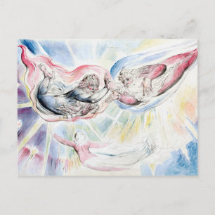 William Blake St Peter och St James med Dante Vykort