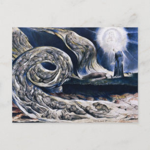 William Blake the Älskare Whirlwind Postcard Vykort