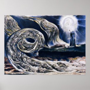 William Blake The Älskare Whirlwind Poster