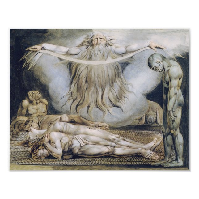 William Blake "The House of Death" Skriv ut Fototryck (Framsidan)