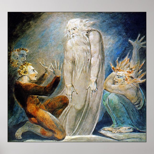 William Blake: The Witch of Endor Poster (Framsidan)