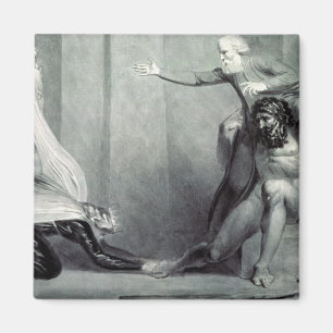 William Blake Tiriel som tillbaka uthärdas till Magnet