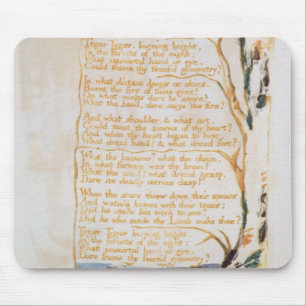 William Blake Tygeren, från sånger av oskuld Musmatta
