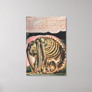 William Blake Upprättande av fryst material Canvastryck