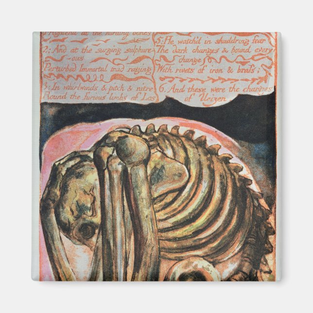 William Blake | Upprättande av fryst material Magnet (Framsidan)