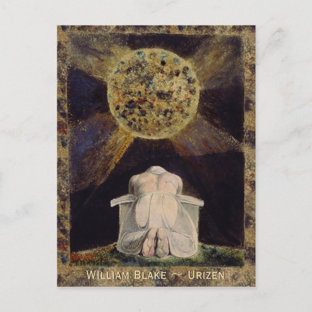 William Blake Urizen C0486-vykort Vykort (Framsida)