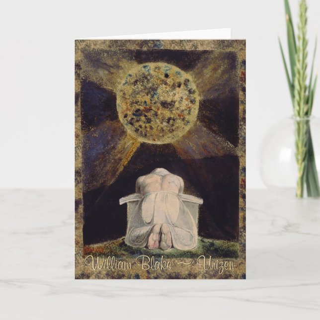 William Blake Urizen CC0488 Greeting Card Kort (Framsida)