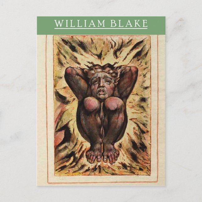 William Blake Urizen-vykort Vykort (Framsida)