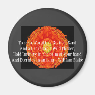 William Blake "värld citationstecken i för ett Magnet