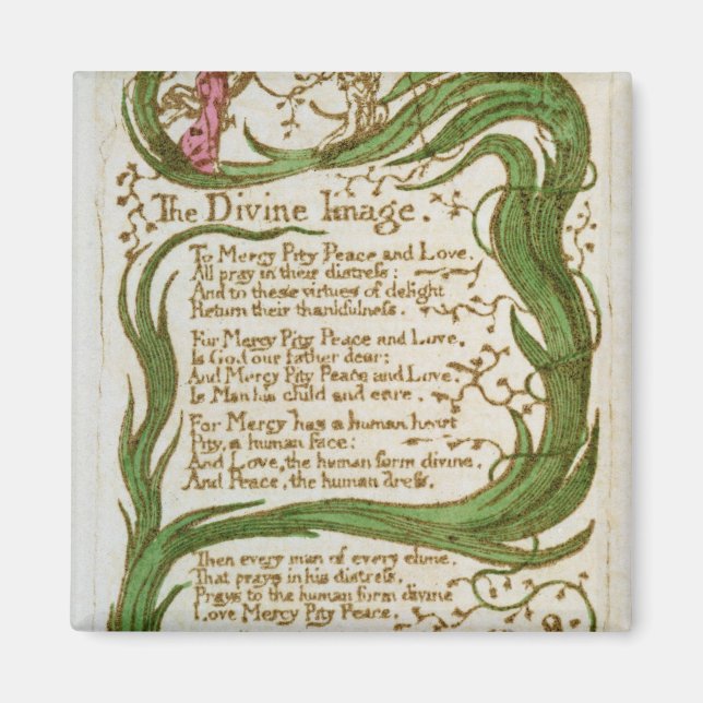 William Blake | Vinbild från Sång av In Magnet (Framsidan)