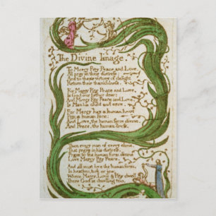 William Blake Vinbild från Sång av In Vykort