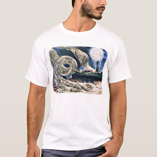 William Blake - Whirlwind of Älskare T-shirt (Framsida)