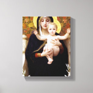 William Bouguereau- Madonnaen av liljarna Canvastryck