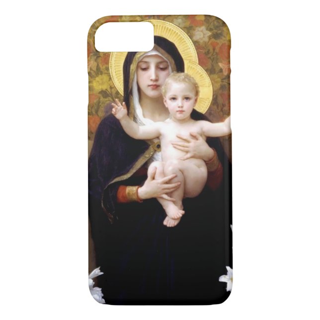William Bouguereau- Madonnaen av liljarna Case-Mate iPhone Skal (Baksida)