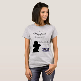 William Bradford Mayflower kvinna T-tröja T Shirt