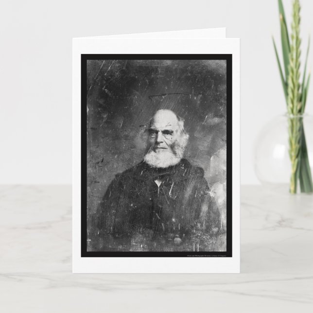 William Bryant Daguerreotype 1851 Kort (Framsida)