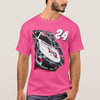 William Byron Red Tävla T Shirt