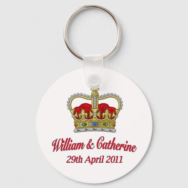 William & Catherine 29 april 2011 Nyckelring (Framsida)