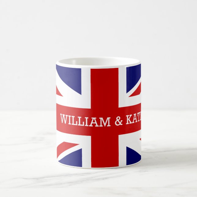 William & Catherine | det kungliga bröllop Kaffemugg (Center)