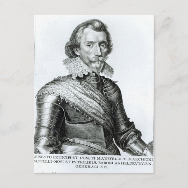 William Cavendish 1st Duke of Newcastle Vykort (Framsida)