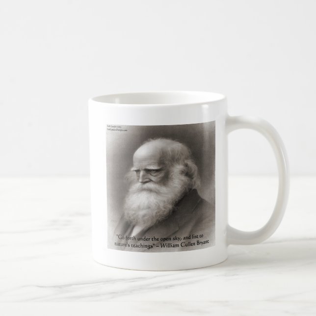 William Cullen Bryant & Naturcitat Kaffemugg (Höger)