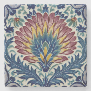 William De Morgan Oriental Flower Stenunderlägg