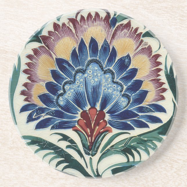 William De Morgan Oriental Flower Underlägg (Framsidan)