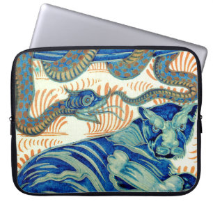 William De Morgan Tiger och ormen Laptop Fodral