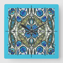 William De Morgan Victorian Clocks