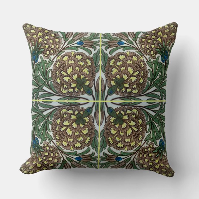 William De Morgan Victorian Cushions Kudde (Framsida)